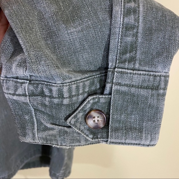 Eddie Bauer Men Green Denim Carpenter Jacket Coat - Picture 13 of 16